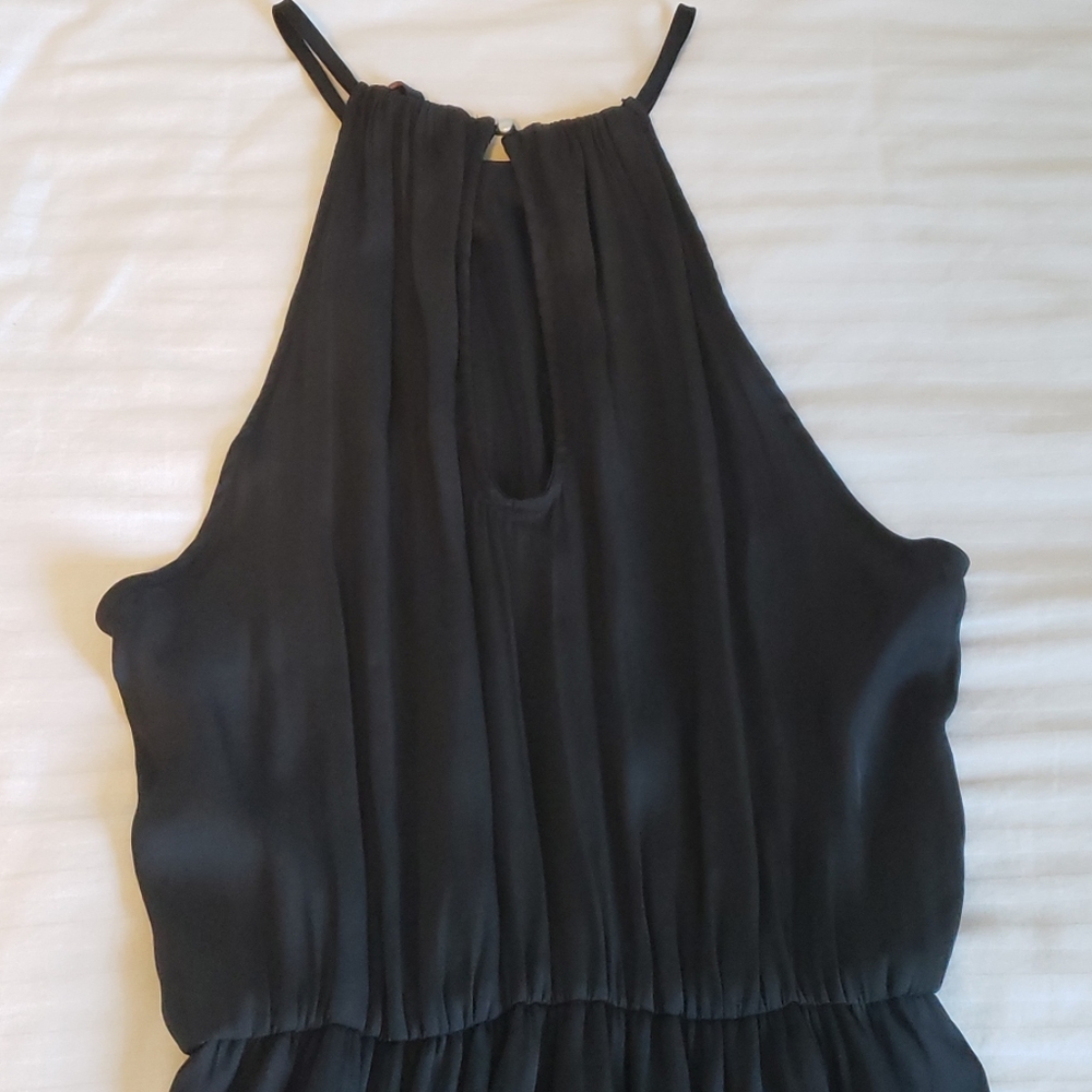 NWOT Black Satin Dress from Romania 🇷🇴 - Picture 5 of 7